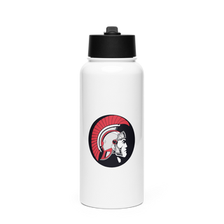 Osawatomie High School Basketball Stainless Steel Water Bottle with a Straw Lid