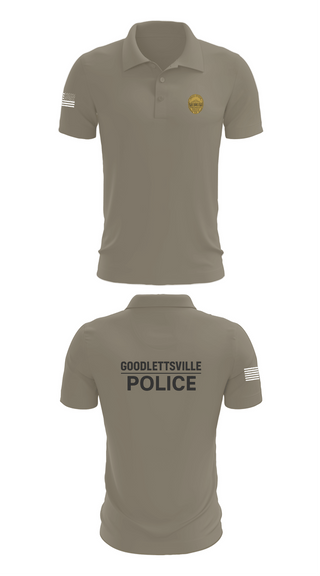 Short Sleeve Performance Polo, Goodlettsville Police Department, Police, Teamtime, Team time, sublimation, custom sports apparel, team uniforms, spirit wear, spiritwear, sports uniforms, custom shirts, team store, custom team store, fundraiser sports, apparel fundraiser