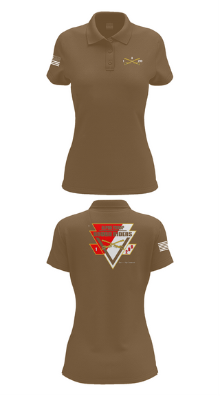 Womens Short Sleeve Performance Polo, A Troop, 1st squadron-299th Calvary Regiment, , Teamtime, Team time, sublimation, custom sports apparel, team uniforms, spirit wear, spiritwear, sports uniforms, custom shirts, team store, custom team store, fundraiser sports, apparel fundraiser