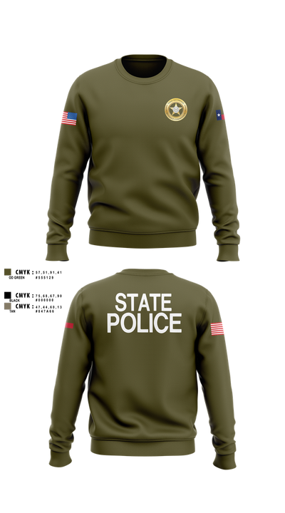 Texas Alcoholic Beverage Commission 30921681 Crew Neck Sweatshirt - 101
