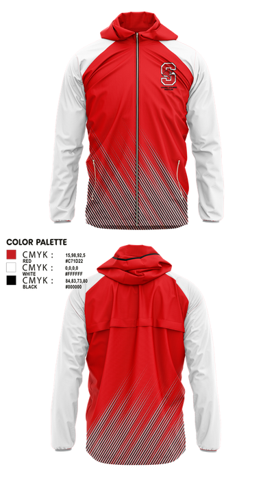 Saranac RedHawks (Saranac Wrestling Club) Windbreaker - 1