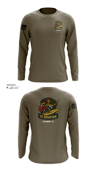 Long Sleeve Performance Shirt, Task Force Spartan, , Teamtime, Team time, sublimation, custom sports apparel, team uniforms, spirit wear, spiritwear, sports uniforms, custom shirts, team store, custom team store, fundraiser sports, apparel fundraiser