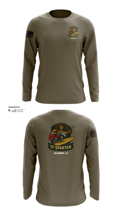 Task Force Spartan 82789422 Long Sleeve Performance Shirt 100