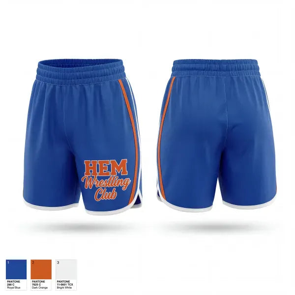 Womens Shorts, HEM Wrestling Club, Wrestling, Teamtime, Team time, sublimation, custom sports apparel, team uniforms, spirit wear, spiritwear, sports uniforms, custom shirts, team store, custom team store, fundraiser sports, apparel fundraiser