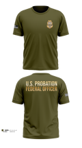 U.S. PROBATION Short Sleeve Performance Shirt - 101