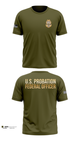 Short Sleeve Performance Shirt, U.S. PROBATION, Police, Teamtime, Team time, sublimation, custom sports apparel, team uniforms, spirit wear, spiritwear, sports uniforms, custom shirts, team store, custom team store, fundraiser sports, apparel fundraiser