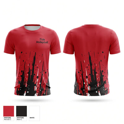 Tide Volleyball Short Sleeve Performance Shirt - 1