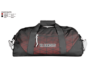 Duffle Bag, Va bandits, Men's Basketball, Teamtime, Team time, sublimation, custom sports apparel, team uniforms, spirit wear, spiritwear, sports uniforms, custom shirts, team store, custom team store, fundraiser sports, apparel fundraiser