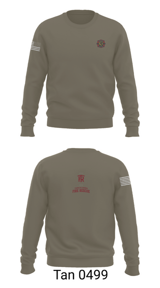 Crew Neck Sweatshirt, Tuscaloosa Fire Rescue, Fire Department, Teamtime, Team time, sublimation, custom sports apparel, team uniforms, spirit wear, spiritwear, sports uniforms, custom shirts, team store, custom team store, fundraiser sports, apparel fundraiser