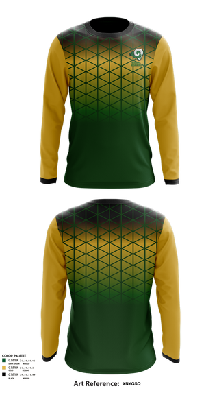 Long Sleeve Performance Shirt, Reig Rams Basketball, Men's Basketball, Teamtime, Team time, sublimation, custom sports apparel, team uniforms, spirit wear, spiritwear, sports uniforms, custom shirts, team store, custom team store, fundraiser sports, apparel fundraiser