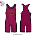 Billings wrestling club 97002410 Wrestling Singlet - 1