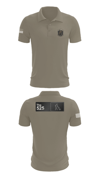 Short Sleeve Performance Polo, 525th MWD DET, Army, Teamtime, Team time, sublimation, custom sports apparel, team uniforms, spirit wear, spiritwear, sports uniforms, custom shirts, team store, custom team store, fundraiser sports, apparel fundraiser