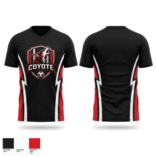 Short Sleeve Performance Shirt, Coyotes, Men's Soccer, Teamtime, Team time, sublimation, custom sports apparel, team uniforms, spirit wear, spiritwear, sports uniforms, custom shirts, team store, custom team store, fundraiser sports, apparel fundraiser