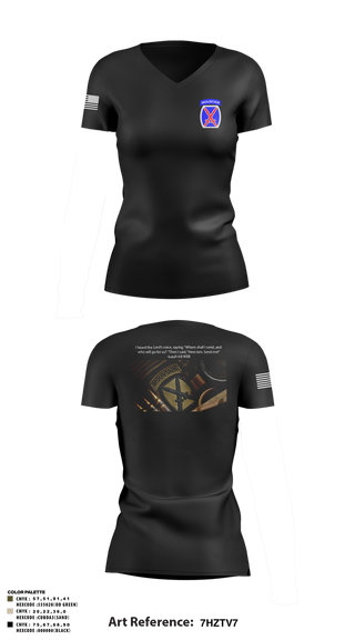 Womens Short Sleeve Vneck Shirt, CHO, Army, Teamtime, Team time, sublimation, custom sports apparel, team uniforms, spirit wear, spiritwear, sports uniforms, custom shirts, team store, custom team store, fundraiser sports, apparel fundraiser
