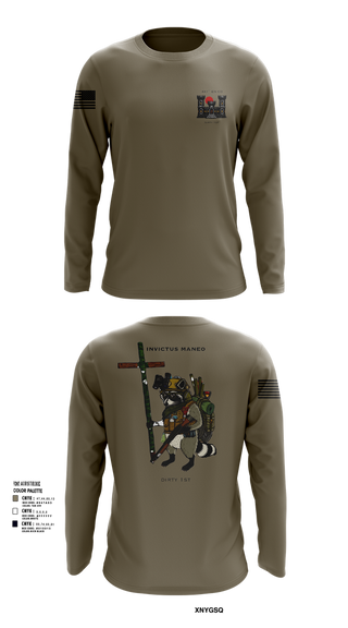Long Sleeve Performance Shirt, 441st Engineer Company, Army, Teamtime, Team time, sublimation, custom sports apparel, team uniforms, spirit wear, spiritwear, sports uniforms, custom shirts, team store, custom team store, fundraiser sports, apparel fundraiser