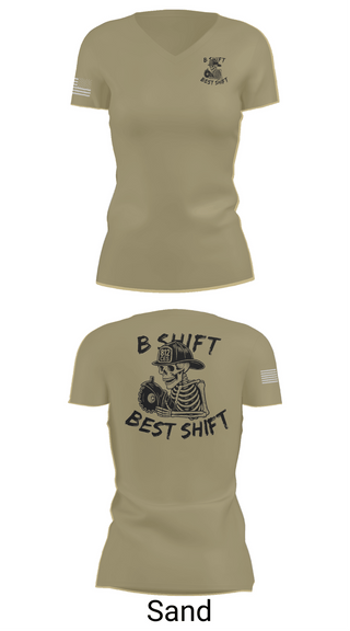 Womens Short Sleeve Vneck Shirt, 812 CES (B shift), Air Force, Teamtime, Team time, sublimation, custom sports apparel, team uniforms, spirit wear, spiritwear, sports uniforms, custom shirts, team store, custom team store, fundraiser sports, apparel fundraiser