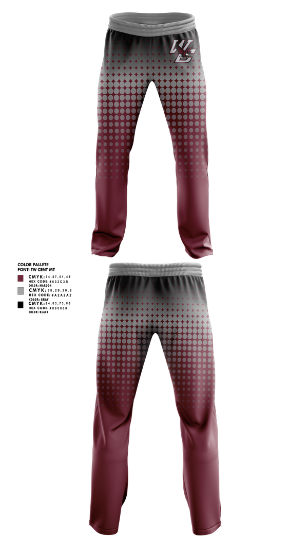Sweatpants, West Carroll, , Teamtime, Team time, sublimation, custom sports apparel, team uniforms, spirit wear, spiritwear, sports uniforms, custom shirts, team store, custom team store, fundraiser sports, apparel fundraiser