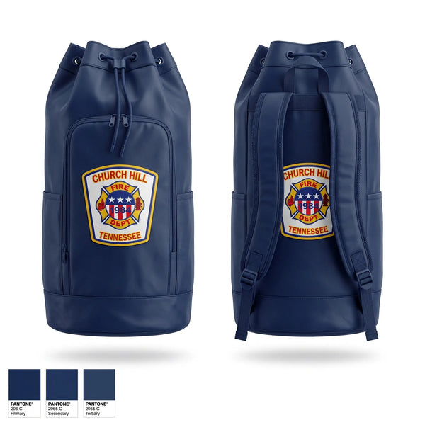 Gear Bag, Church Hill Fire Department, Fire Department, Teamtime, Team time, sublimation, custom sports apparel, team uniforms, spirit wear, spiritwear, sports uniforms, custom shirts, team store, custom team store, fundraiser sports, apparel fundraiser