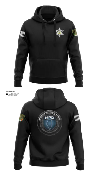 Hoodie, Manhattan Police Department, Police, Teamtime, Team time, sublimation, custom sports apparel, team uniforms, spirit wear, spiritwear, sports uniforms, custom shirts, team store, custom team store, fundraiser sports, apparel fundraiser