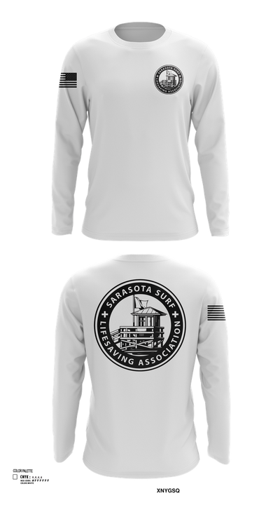 Sarasota Surf Lifesaving Association 11699985 Long Sleeve Performance Shirt 102