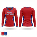 Chandler Lady Lions 71920870 Women's Long Sleeve V-neck Shirt - 1