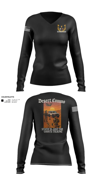 Task Force Bataan 77589925 Women's Long Sleeve V-neck Shirt - 110