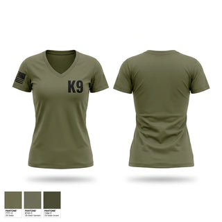 Womens Short Sleeve Vneck Shirt, K-9, Police, Teamtime, Team time, sublimation, custom sports apparel, team uniforms, spirit wear, spiritwear, sports uniforms, custom shirts, team store, custom team store, fundraiser sports, apparel fundraiser