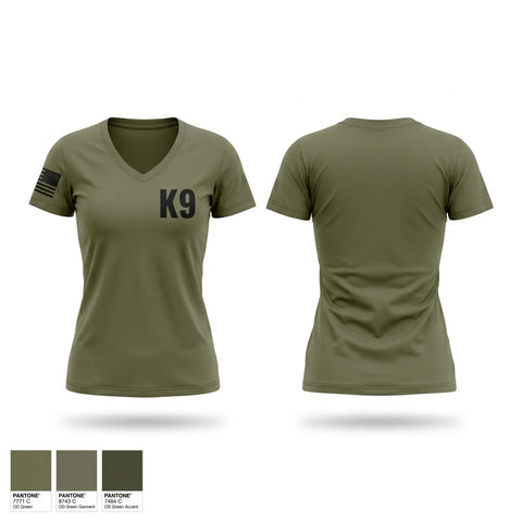 Womens Short Sleeve Vneck Shirt, K-9, Police, Teamtime, Team time, sublimation, custom sports apparel, team uniforms, spirit wear, spiritwear, sports uniforms, custom shirts, team store, custom team store, fundraiser sports, apparel fundraiser
