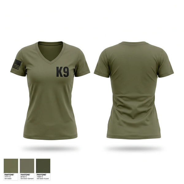 Womens Short Sleeve Vneck Shirt, K-9, Police, Teamtime, Team time, sublimation, custom sports apparel, team uniforms, spirit wear, spiritwear, sports uniforms, custom shirts, team store, custom team store, fundraiser sports, apparel fundraiser