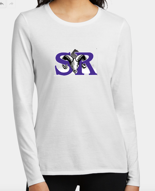 Shadow Ridge Middle School 74771306 Ladies Perfect Blend CVC LS Shirt - 1