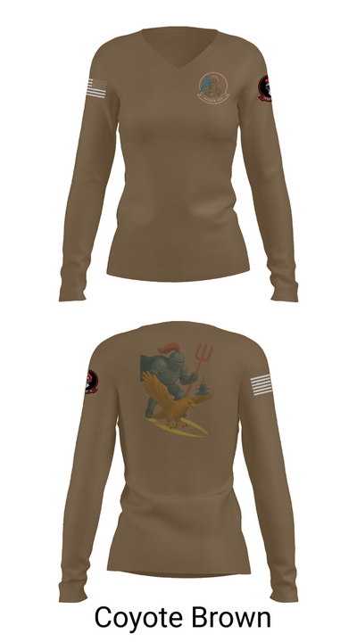 VP-9 97795880 Women's Long Sleeve V-neck Shirt - 16