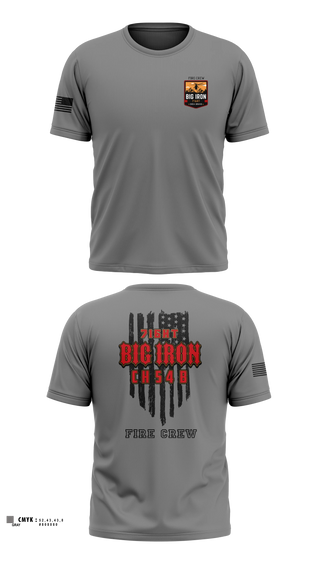 Short Sleeve Performance Shirt, Big Iron, Fire Department, Teamtime, Team time, sublimation, custom sports apparel, team uniforms, spirit wear, spiritwear, sports uniforms, custom shirts, team store, custom team store, fundraiser sports, apparel fundraiser