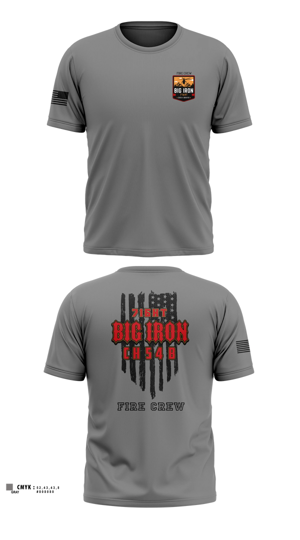 Short Sleeve Performance Shirt, Big Iron, Fire Department, Teamtime, Team time, sublimation, custom sports apparel, team uniforms, spirit wear, spiritwear, sports uniforms, custom shirts, team store, custom team store, fundraiser sports, apparel fundraiser