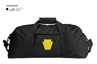Duffle Bag, Echo Company 2-104th GSAB, National Guard, Teamtime, Team time, sublimation, custom sports apparel, team uniforms, spirit wear, spiritwear, sports uniforms, custom shirts, team store, custom team store, fundraiser sports, apparel fundraiser