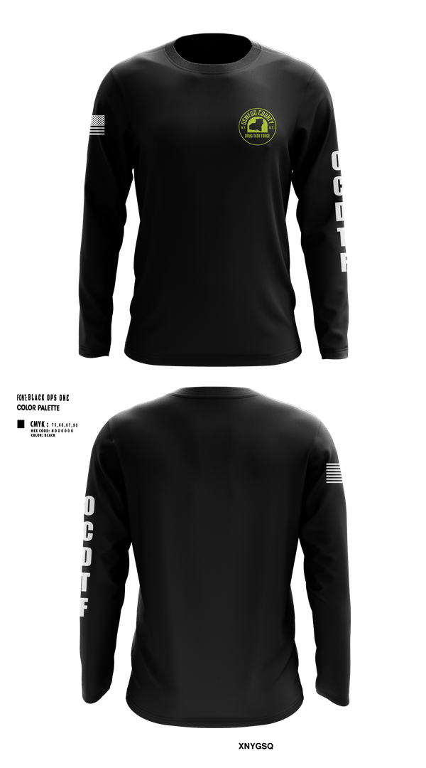 Long Sleeve Performance Shirt, Oswego County Drug Task Force, Police, Teamtime, Team time, sublimation, custom sports apparel, team uniforms, spirit wear, spiritwear, sports uniforms, custom shirts, team store, custom team store, fundraiser sports, apparel fundraiser