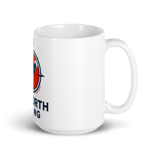 Up north diving 41235021 White Glossy Mug - Medium