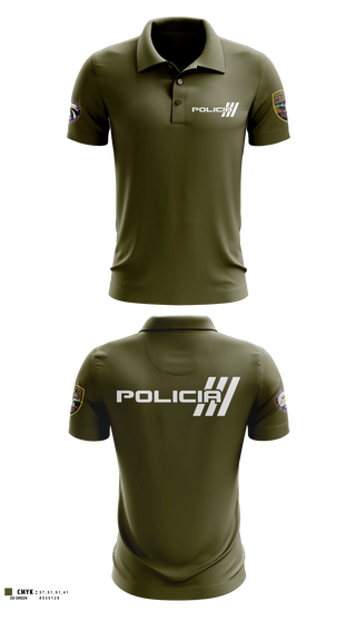Short Sleeve Performance Polo, Inteligencia criminal, Police, Teamtime, Team time, sublimation, custom sports apparel, team uniforms, spirit wear, spiritwear, sports uniforms, custom shirts, team store, custom team store, fundraiser sports, apparel fundraiser