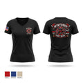 Winthrop Fire Department Women's Short Sleeve V-neck Shirt - 1