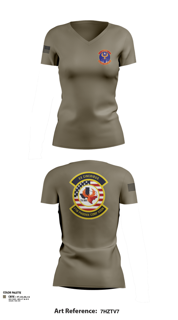 Womens Short Sleeve Vneck Shirt, 319th IEW, , Teamtime, Team time, sublimation, custom sports apparel, team uniforms, spirit wear, spiritwear, sports uniforms, custom shirts, team store, custom team store, fundraiser sports, apparel fundraiser