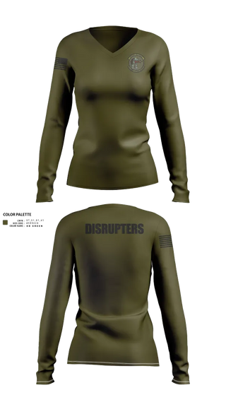 Womens Long Sleeve Vneck Shirt, 12 CABS, , Teamtime, Team time, sublimation, custom sports apparel, team uniforms, spirit wear, spiritwear, sports uniforms, custom shirts, team store, custom team store, fundraiser sports, apparel fundraiser