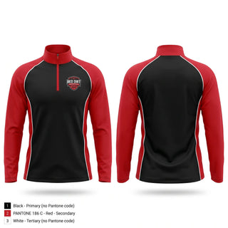 Quarter Zip Jacket, Red Dirt Elite, Men's Basketball, Teamtime, Team time, sublimation, custom sports apparel, team uniforms, spirit wear, spiritwear, sports uniforms, custom shirts, team store, custom team store, fundraiser sports, apparel fundraiser