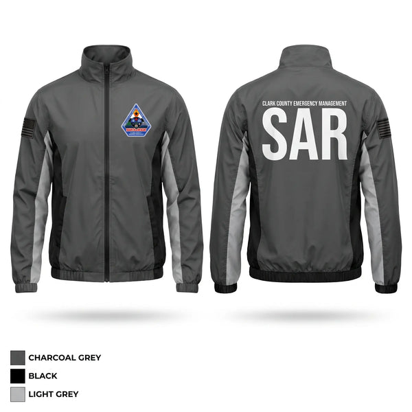 Windbreaker, Clark County Search and Rescue, Police, Teamtime, Team time, sublimation, custom sports apparel, team uniforms, spirit wear, spiritwear, sports uniforms, custom shirts, team store, custom team store, fundraiser sports, apparel fundraiser