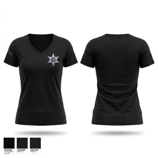 Womens Short Sleeve Vneck Shirt, Tarentum Borough Police Department, Police, Teamtime, Team time, sublimation, custom sports apparel, team uniforms, spirit wear, spiritwear, sports uniforms, custom shirts, team store, custom team store, fundraiser sports, apparel fundraiser