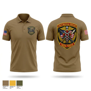 Short Sleeve Performance Polo, 338th MED BDE, Army, Teamtime, Team time, sublimation, custom sports apparel, team uniforms, spirit wear, spiritwear, sports uniforms, custom shirts, team store, custom team store, fundraiser sports, apparel fundraiser
