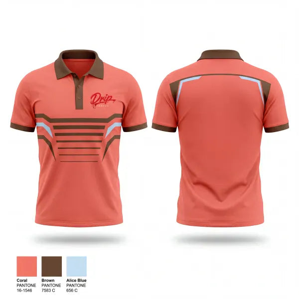 Short Sleeve Performance Polo, Drip season, Ice Hockey, Teamtime, Team time, sublimation, custom sports apparel, team uniforms, spirit wear, spiritwear, sports uniforms, custom shirts, team store, custom team store, fundraiser sports, apparel fundraiser