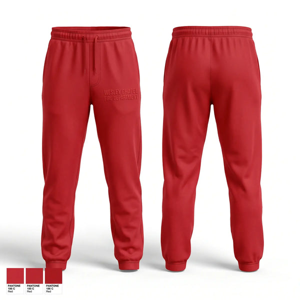 Sweatpants, Wesley chapel fire department, Fire Department, Teamtime, Team time, sublimation, custom sports apparel, team uniforms, spirit wear, spiritwear, sports uniforms, custom shirts, team store, custom team store, fundraiser sports, apparel fundraiser