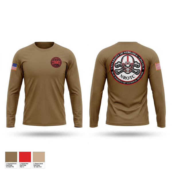 Long Sleeve Performance Shirt, Blackshirt Battalion, Navy, Teamtime, Team time, sublimation, custom sports apparel, team uniforms, spirit wear, spiritwear, sports uniforms, custom shirts, team store, custom team store, fundraiser sports, apparel fundraiser