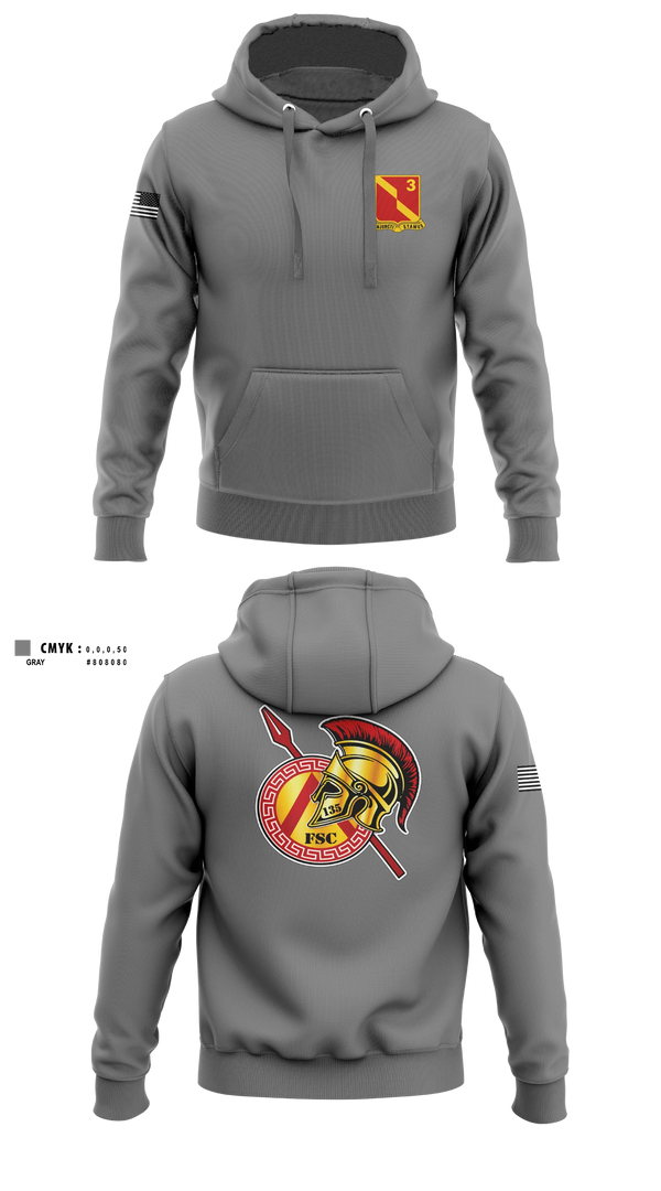 Hoodie, 135th FSC, Army, Teamtime, Team time, sublimation, custom sports apparel, team uniforms, spirit wear, spiritwear, sports uniforms, custom shirts, team store, custom team store, fundraiser sports, apparel fundraiser