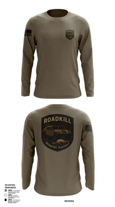 ROADKILL 33867303 Long Sleeve Performance Shirt 102