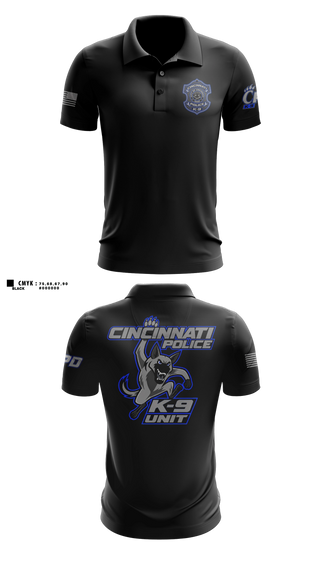 Short Sleeve Performance Polo, Cincinnati PD Marine Patrol, Police, Teamtime, Team time, sublimation, custom sports apparel, team uniforms, spirit wear, spiritwear, sports uniforms, custom shirts, team store, custom team store, fundraiser sports, apparel fundraiser
